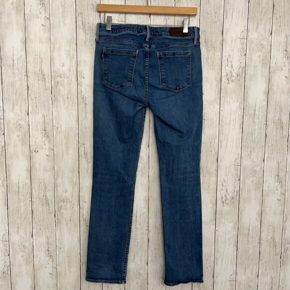 Parker Smith Straight Leg Medium Wash USA Cotton Blend Denim Jeans 6/28 - Picture 2 of 9